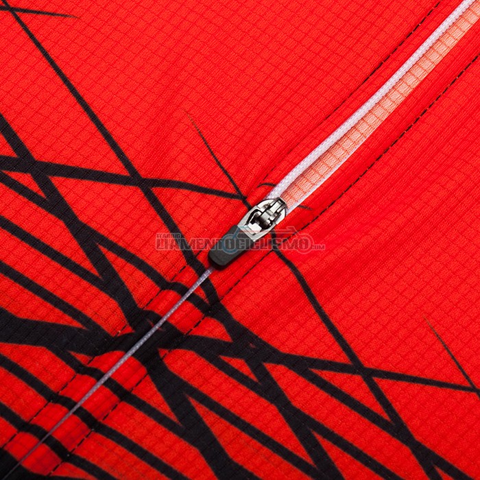 Abbigliamento Ciclismo R Star Manica Corta 2021 Nero Rosso